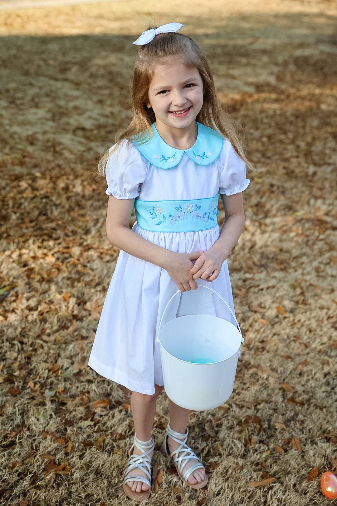 Embroidered Bunny Dress
