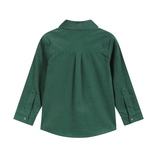 Green Santa Dress Shirt
