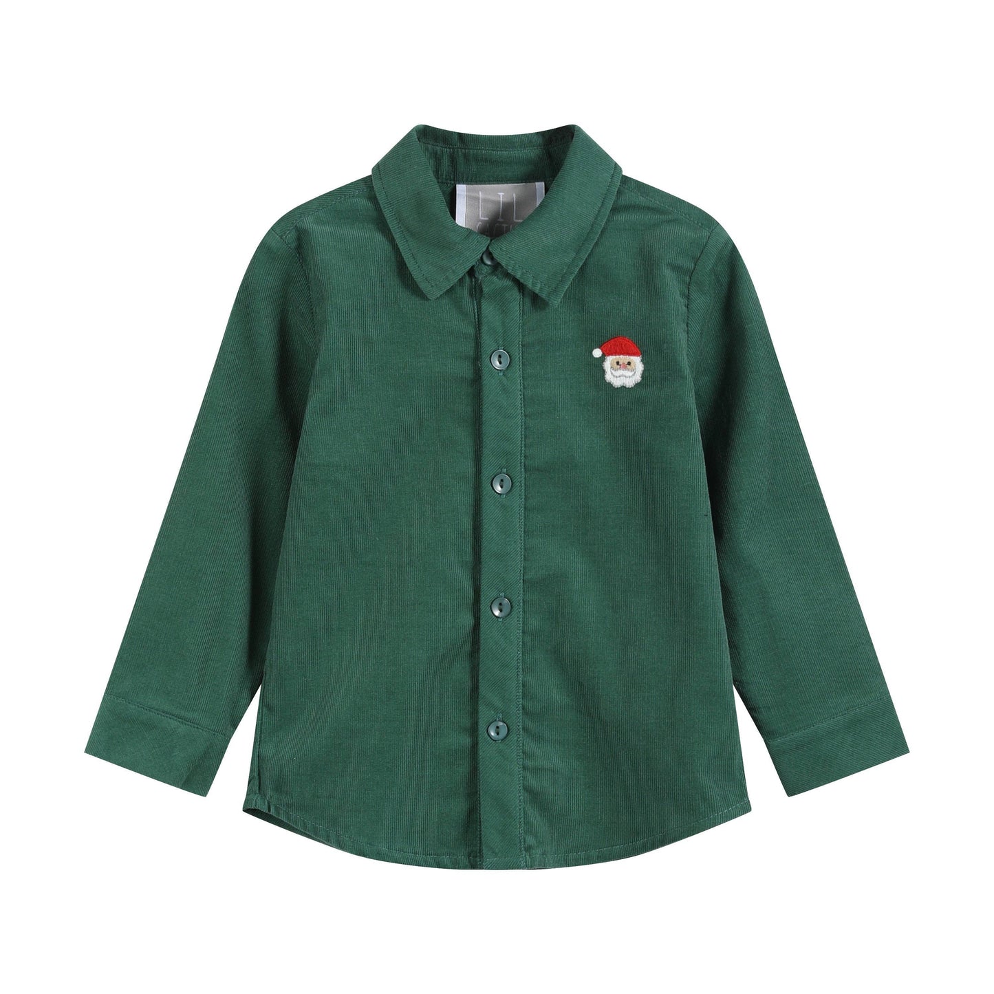 Green Santa Dress Shirt