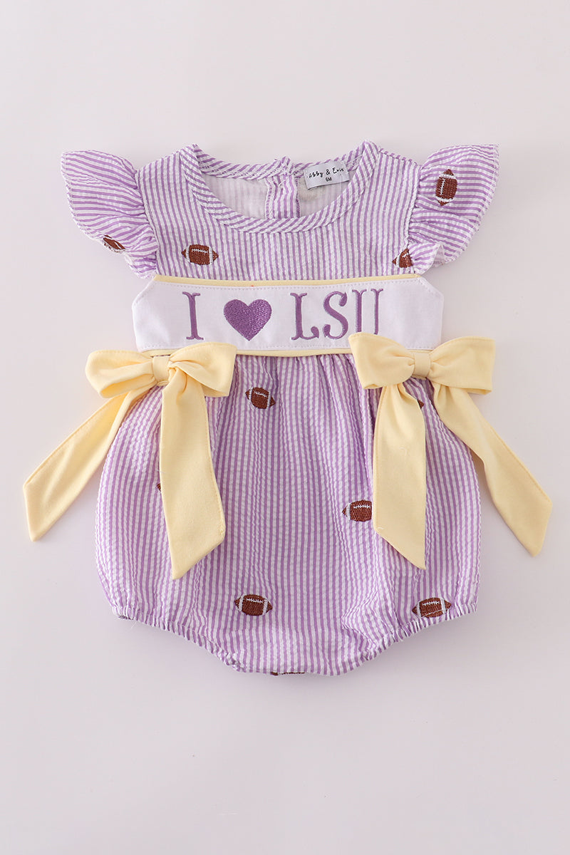 I Love LSU Girl Bubble