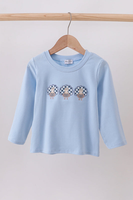 Blue Turkey Top