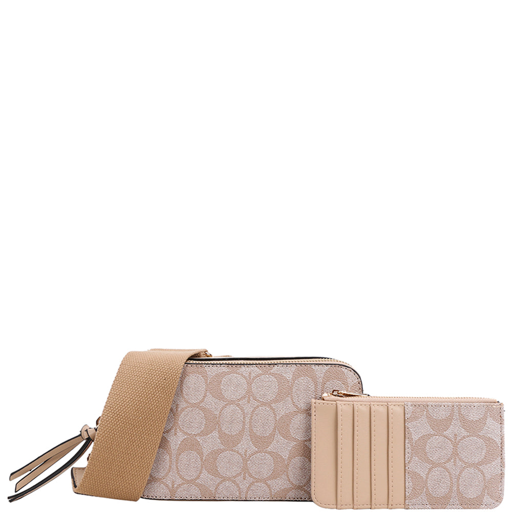 2 in 1 Small Crossbody + Wallet Set