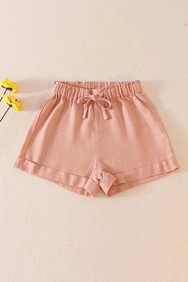 Girls Linen Shorts