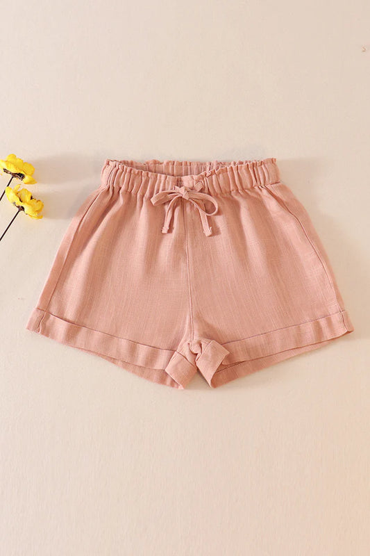 Girls Linen Shorts