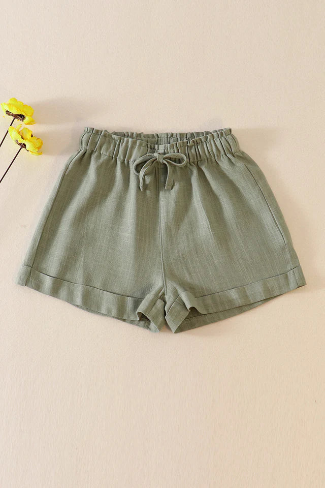 Girls Linen Shorts