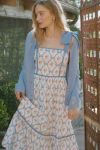 Tie Shoulder Midi Dress