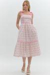 Tie Shoulder Midi Dress