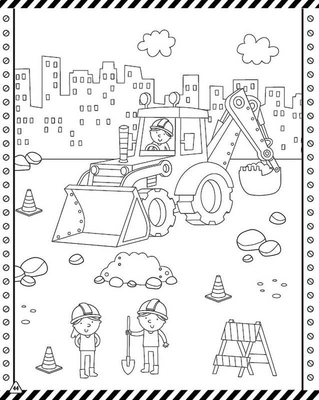 Trucks & Diggers: Activity book