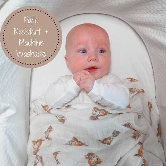 Tiger Cub Swaddle Blanket