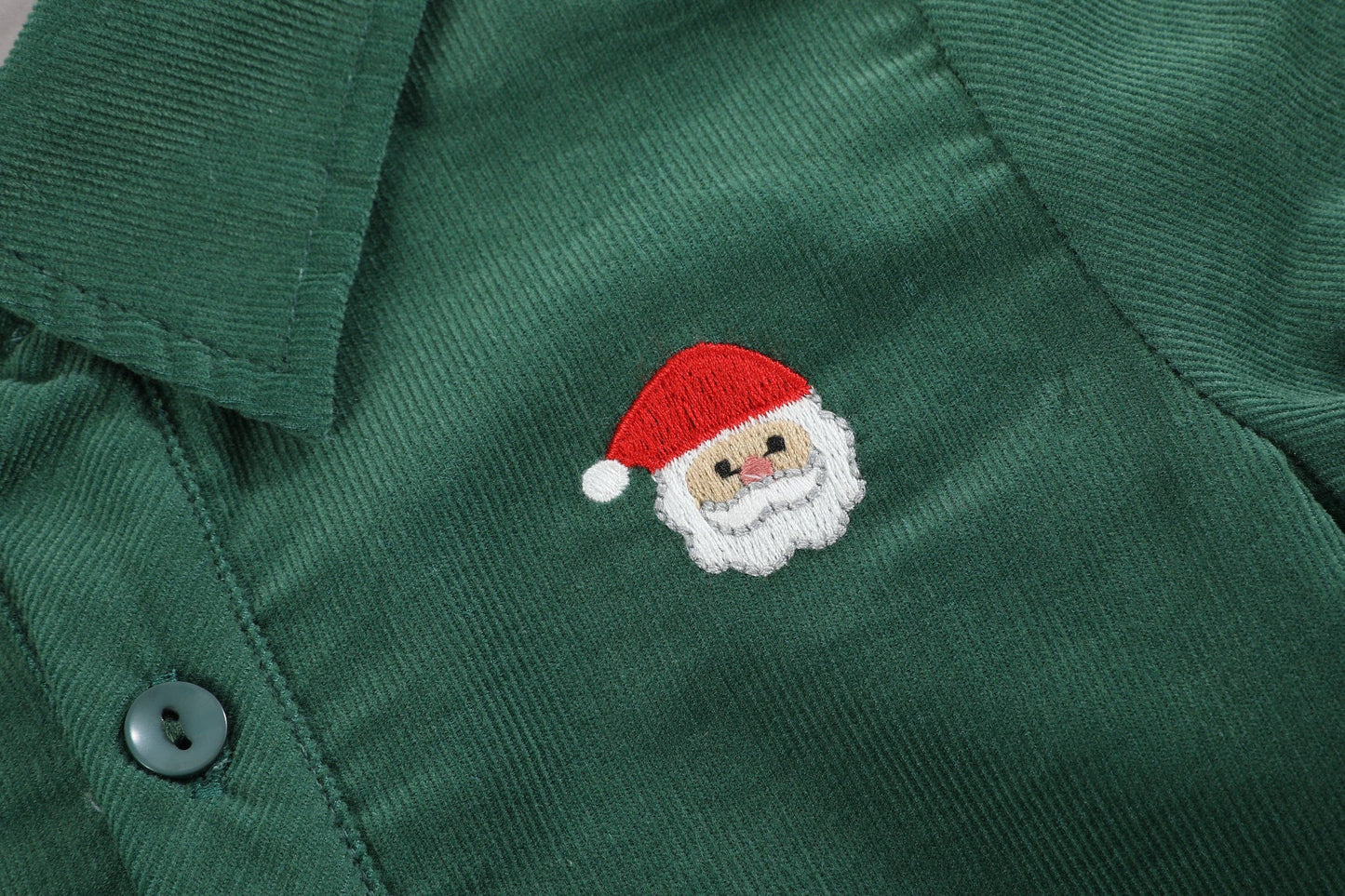 Green Santa Dress Shirt