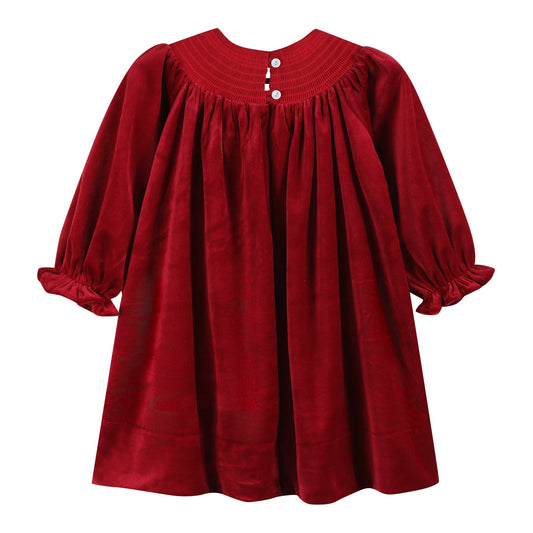 Red Velour Nativity Dress