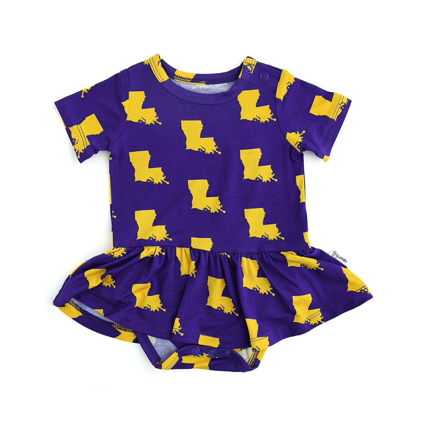 Tutu Onesie Louisiana Purple & Gold