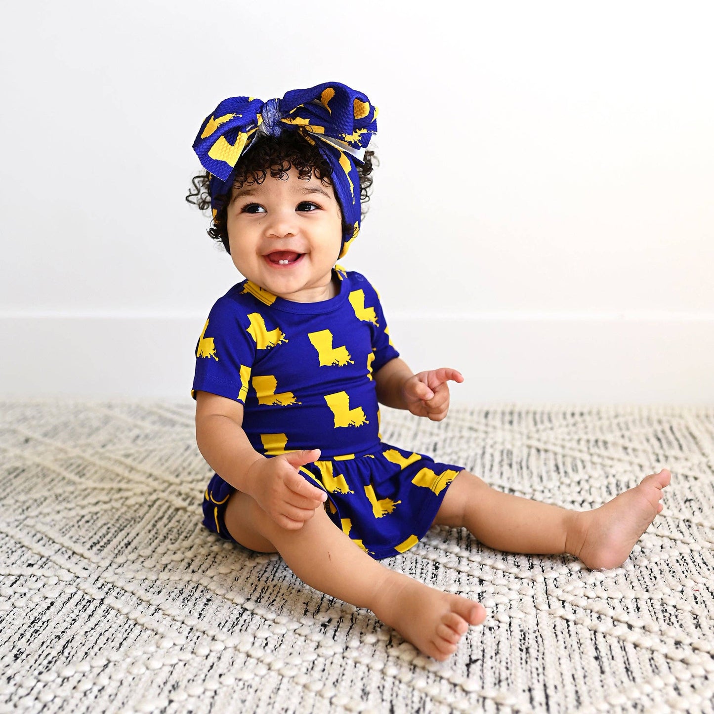 Tutu Onesie Louisiana Purple & Gold