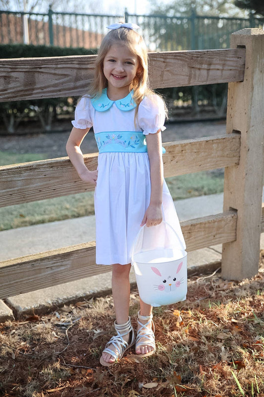 Embroidered Bunny Dress