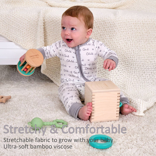 Child Of God Bamboo PJs 2-Way Zip