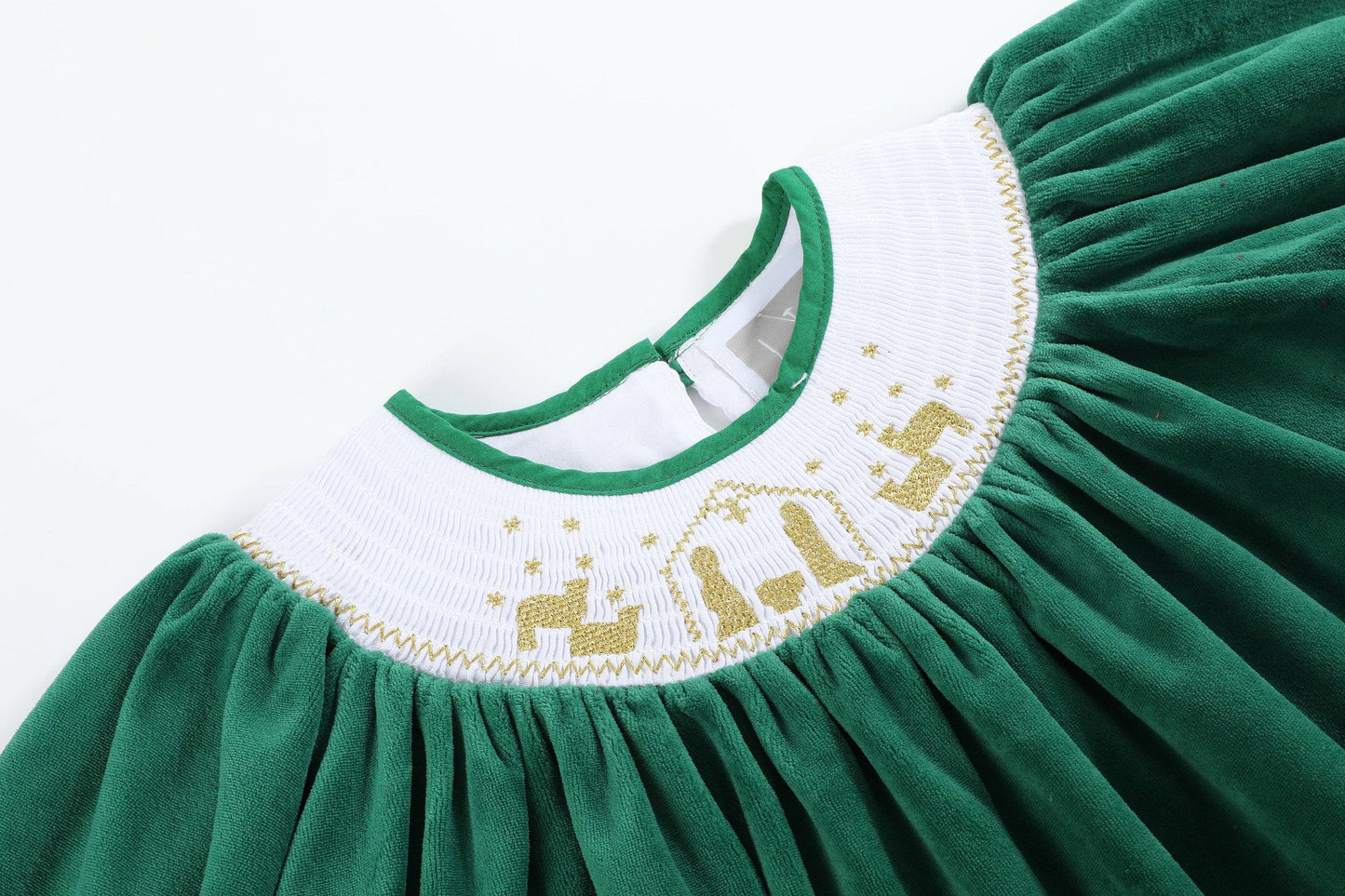 Green Nativity Dress
