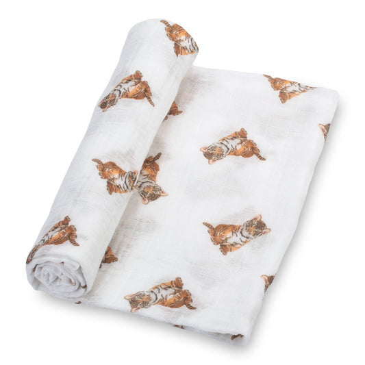 Tiger Cub Swaddle Blanket