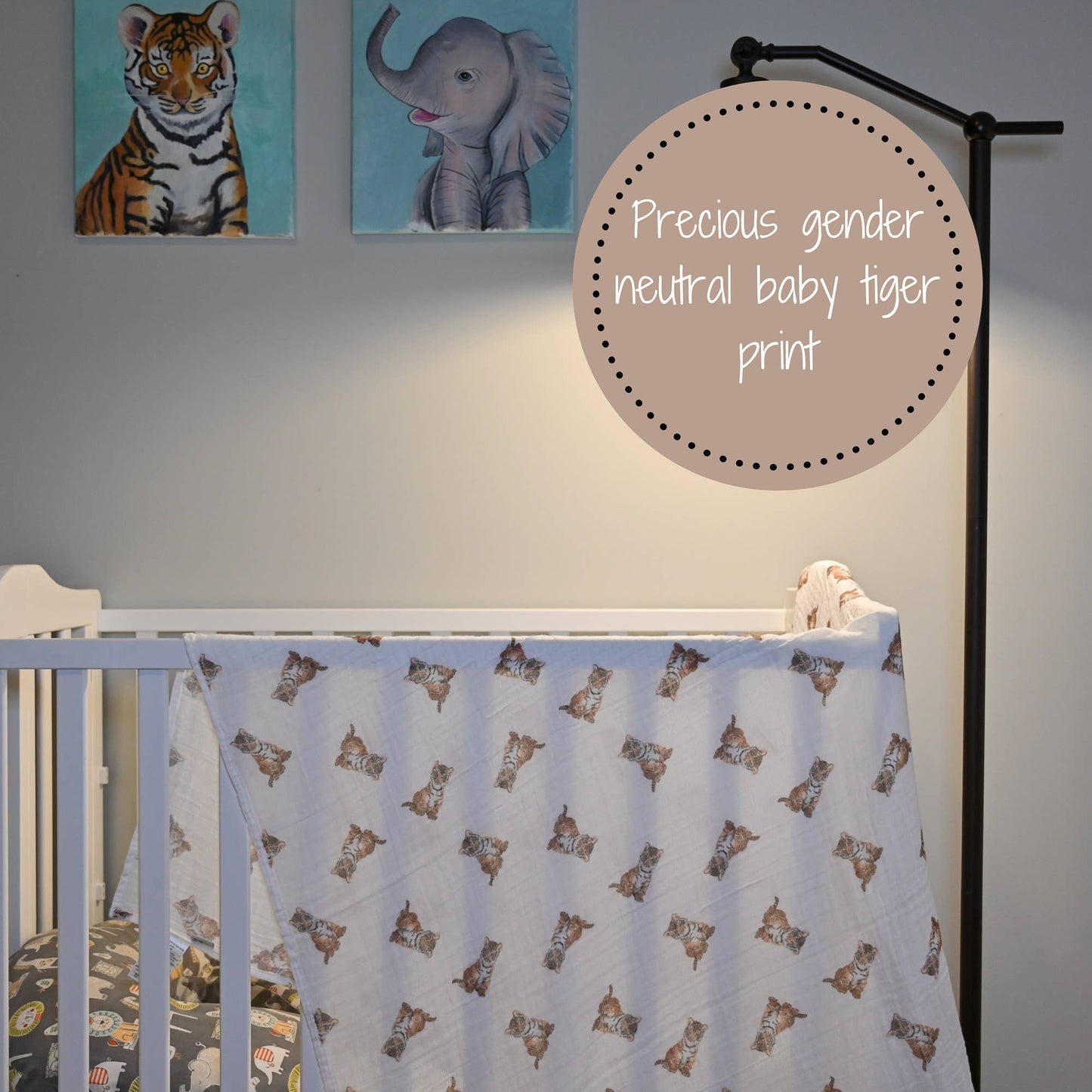 Tiger Cub Swaddle Blanket