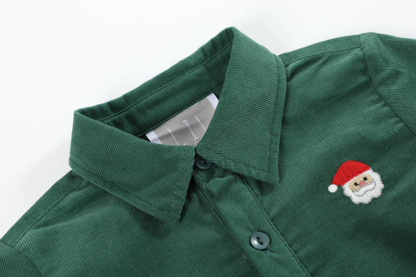 Green Santa Dress Shirt