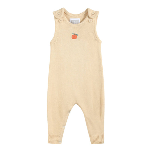 Pumpkin Knit Romper