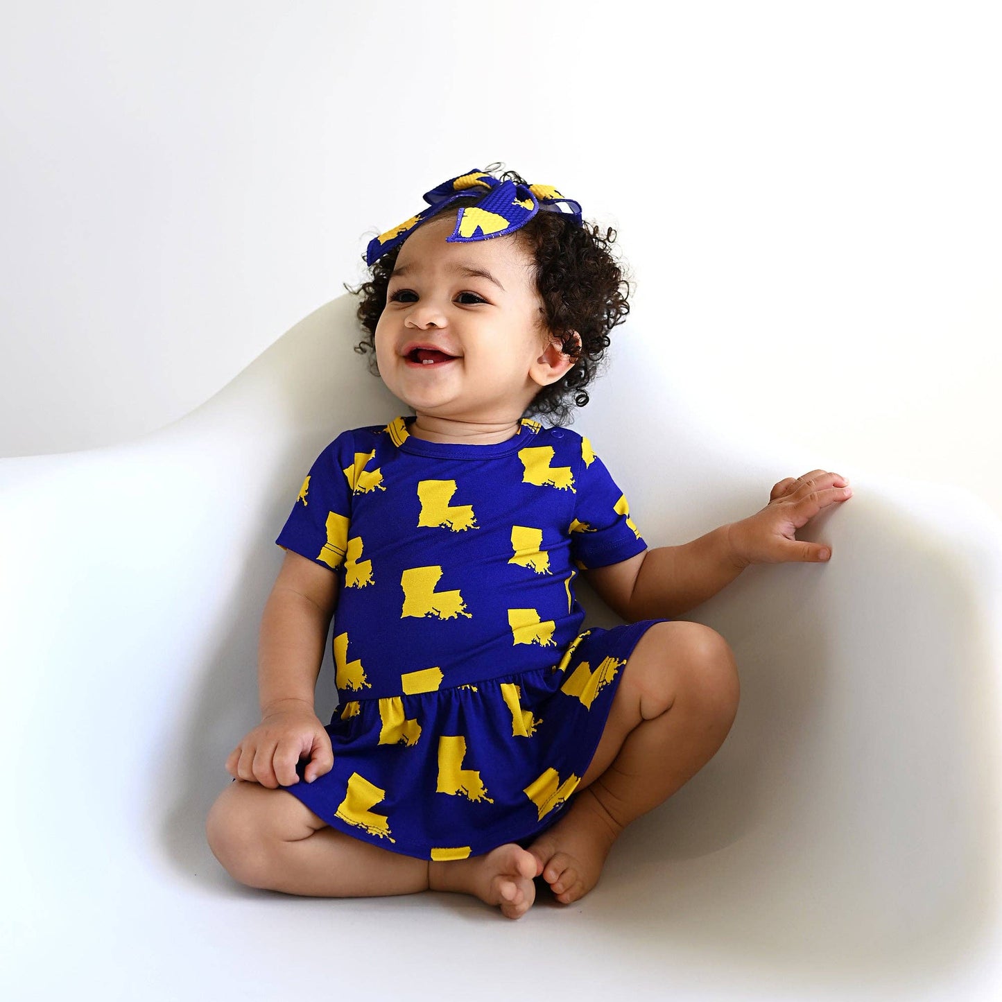 Tutu Onesie Louisiana Purple & Gold