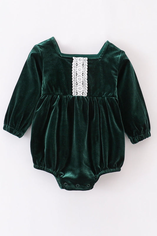 Green Velvet LS Bubble