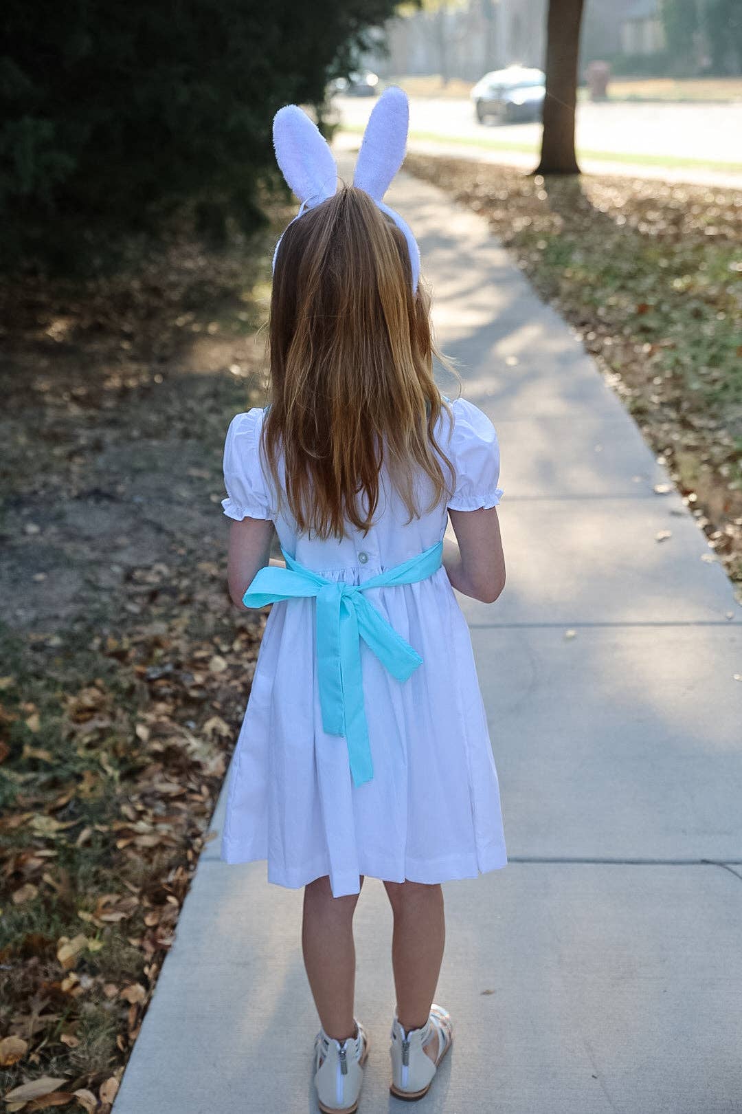 Embroidered Bunny Dress