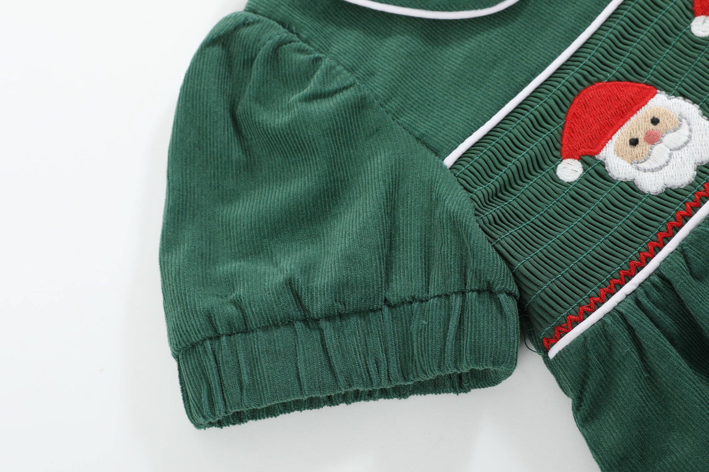 Green Velvet Santa Set