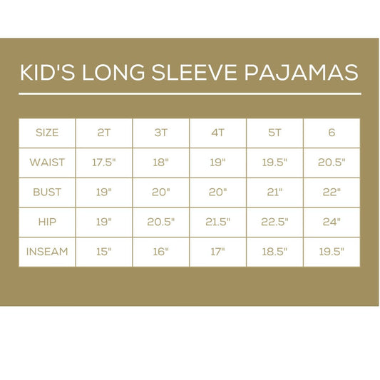 Kid's Gator Chomp Long Sleeve Pajamas