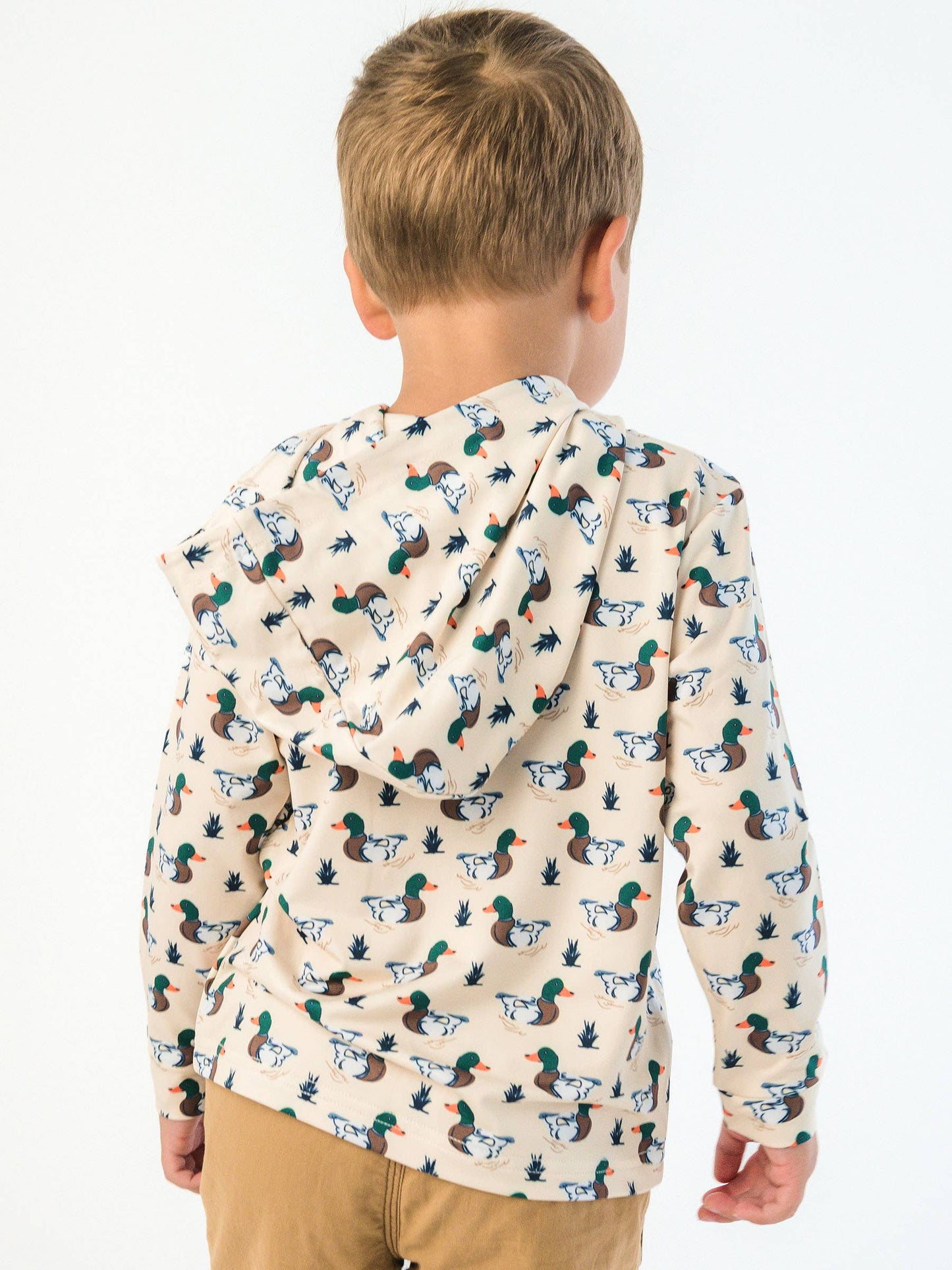 Boys Mallard Performance Hooded Shirt
