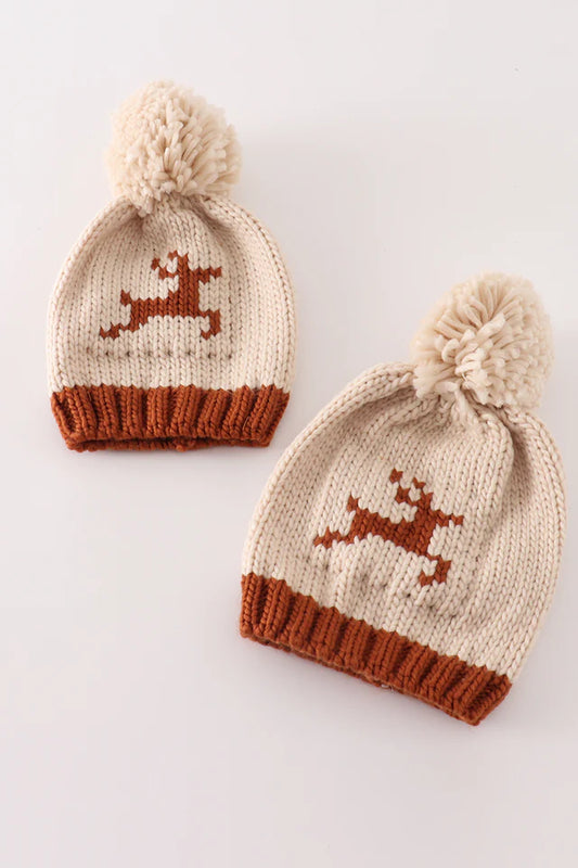 Reindeer Knit Beanie