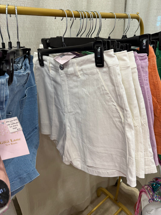 Colored Denim Shorts Entro