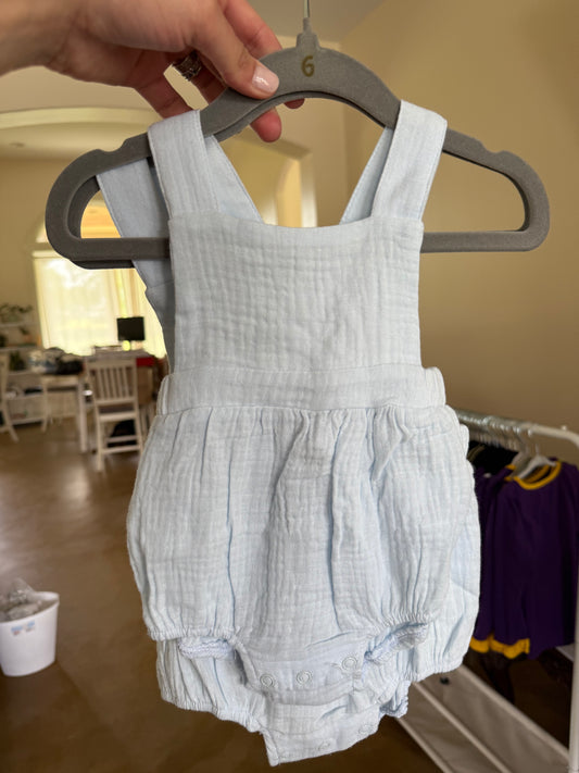 Sky Blue Muslin Bubble