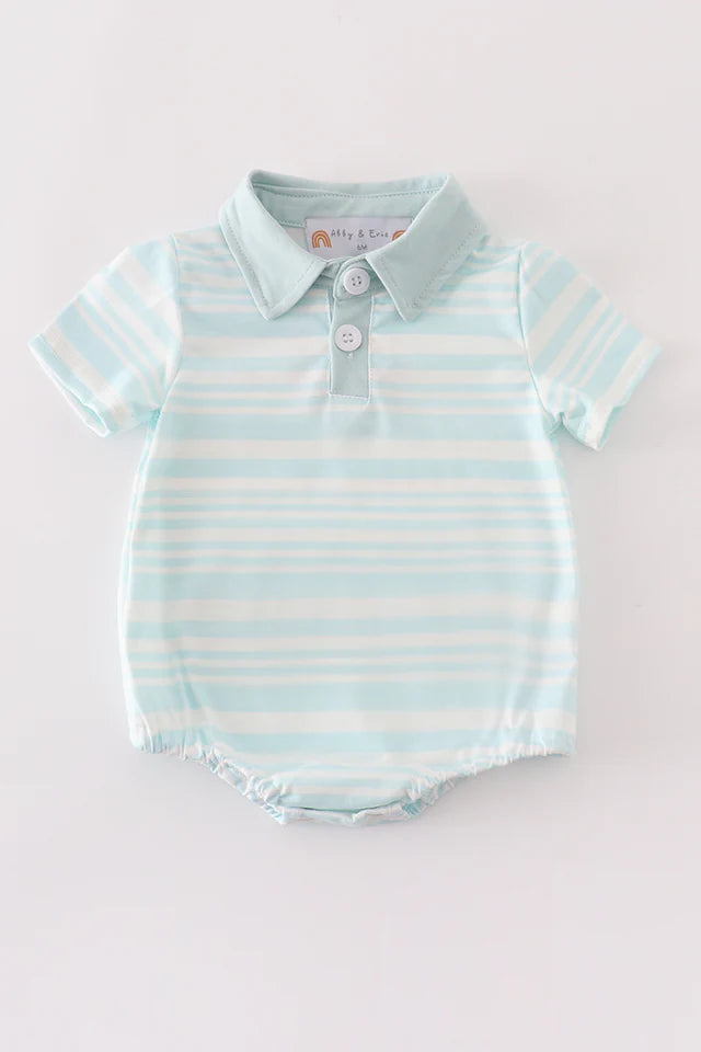 Blue Stripe Boy Bubble