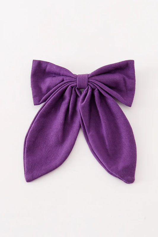 Purple Hair Bow