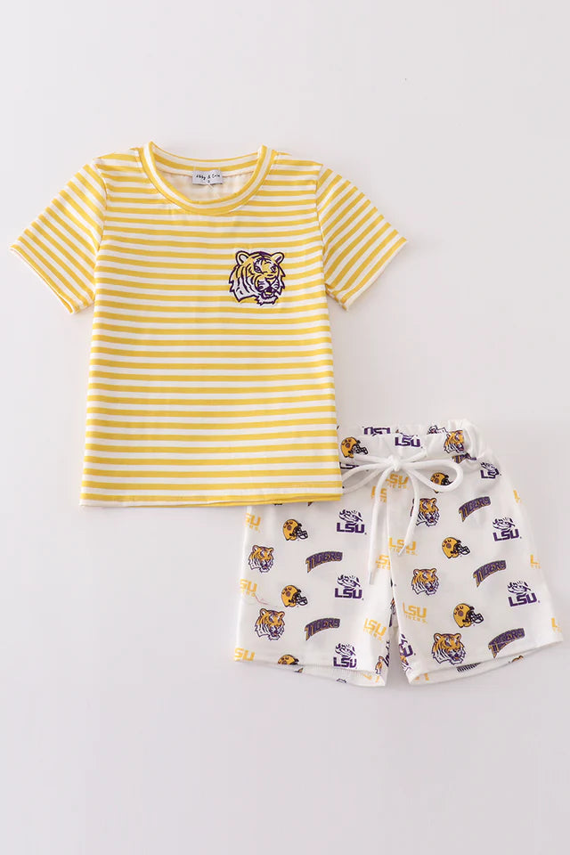 LSU Tiger Boy Set
