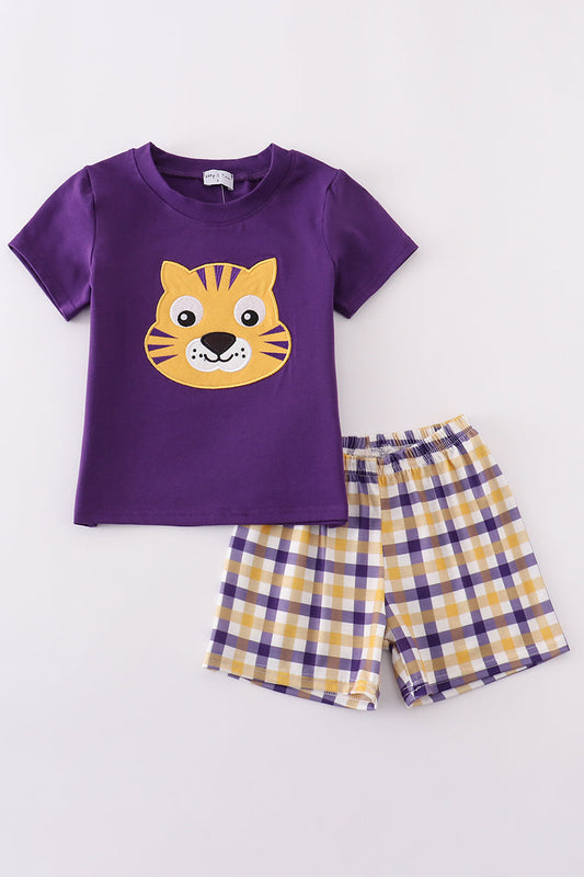 LSU Baby Tiger Boy Short Set