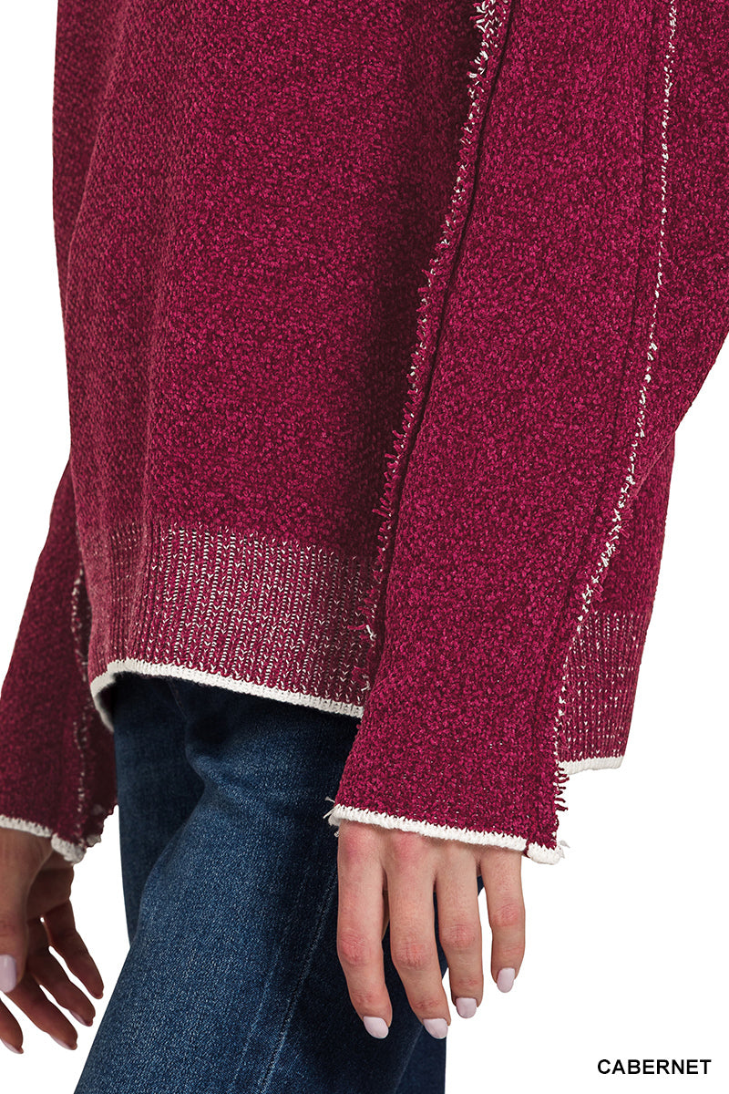Exposed Seam Sweater