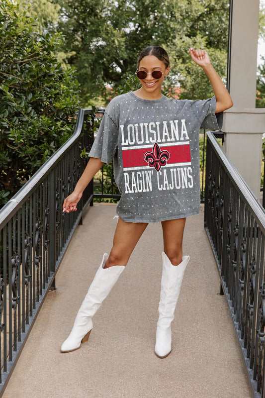 Ragin' Cajuns Rhinestone Tee