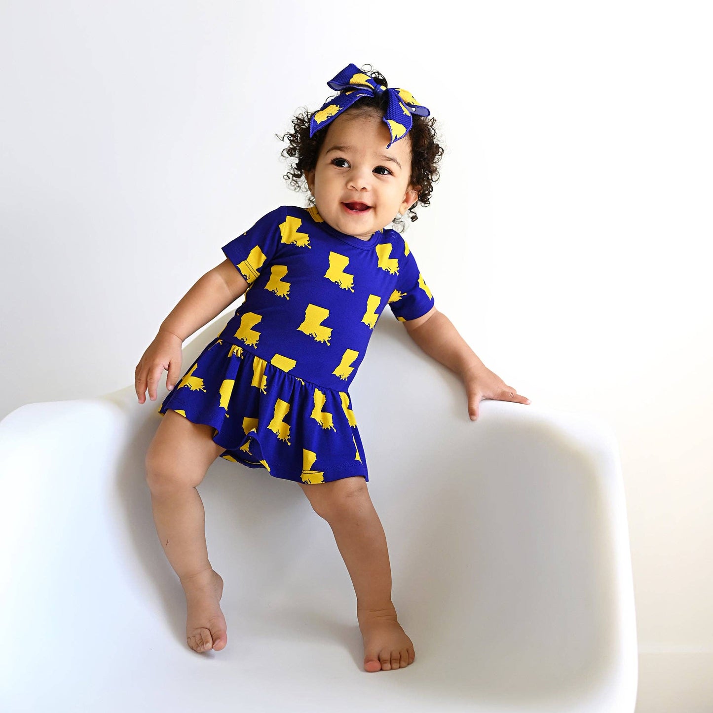 Tutu Onesie Louisiana Purple & Gold
