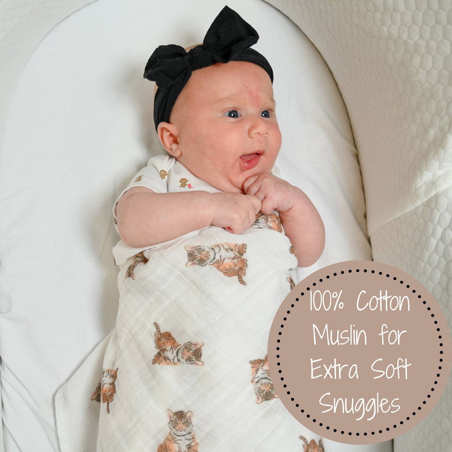 Tiger Cub Swaddle Blanket