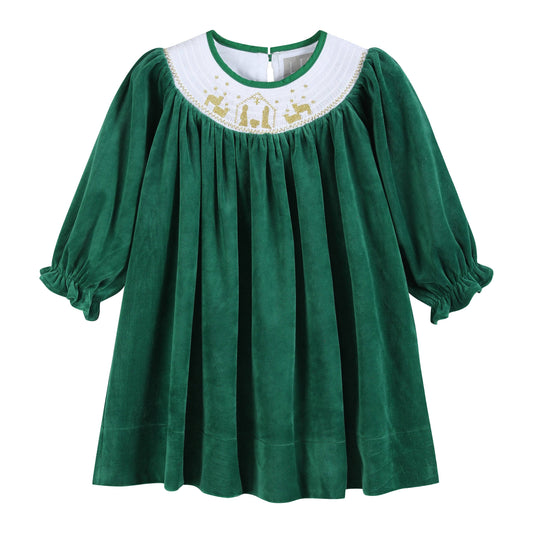Green Nativity Dress