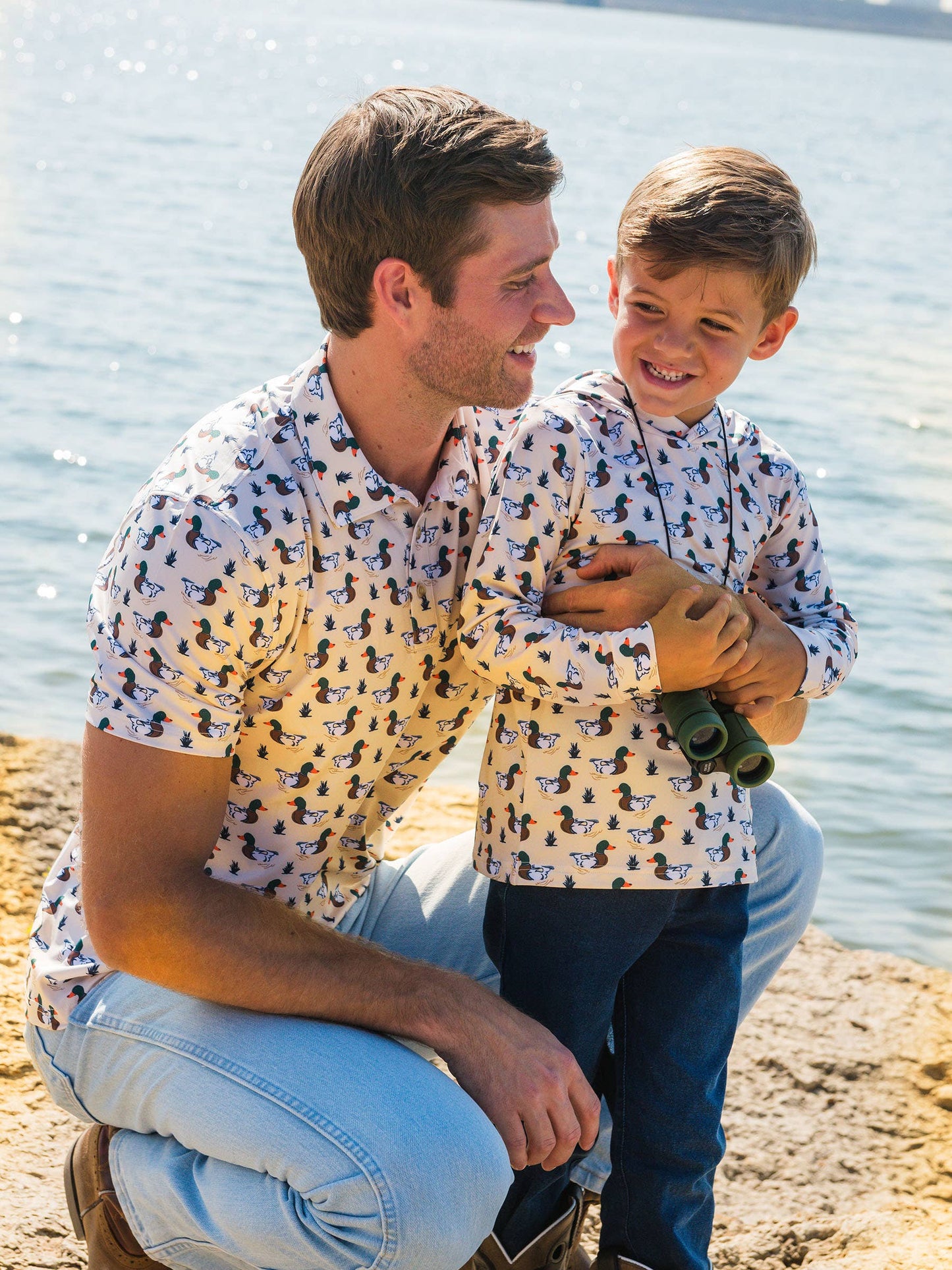 Boys Mallard Performance Hooded Shirt