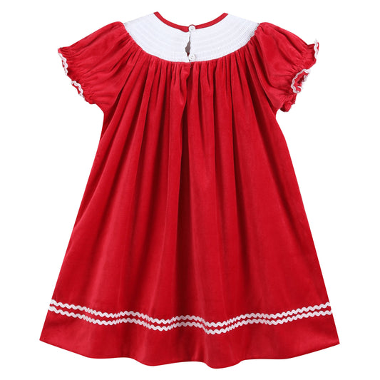 Red Velvet Nativity Dress