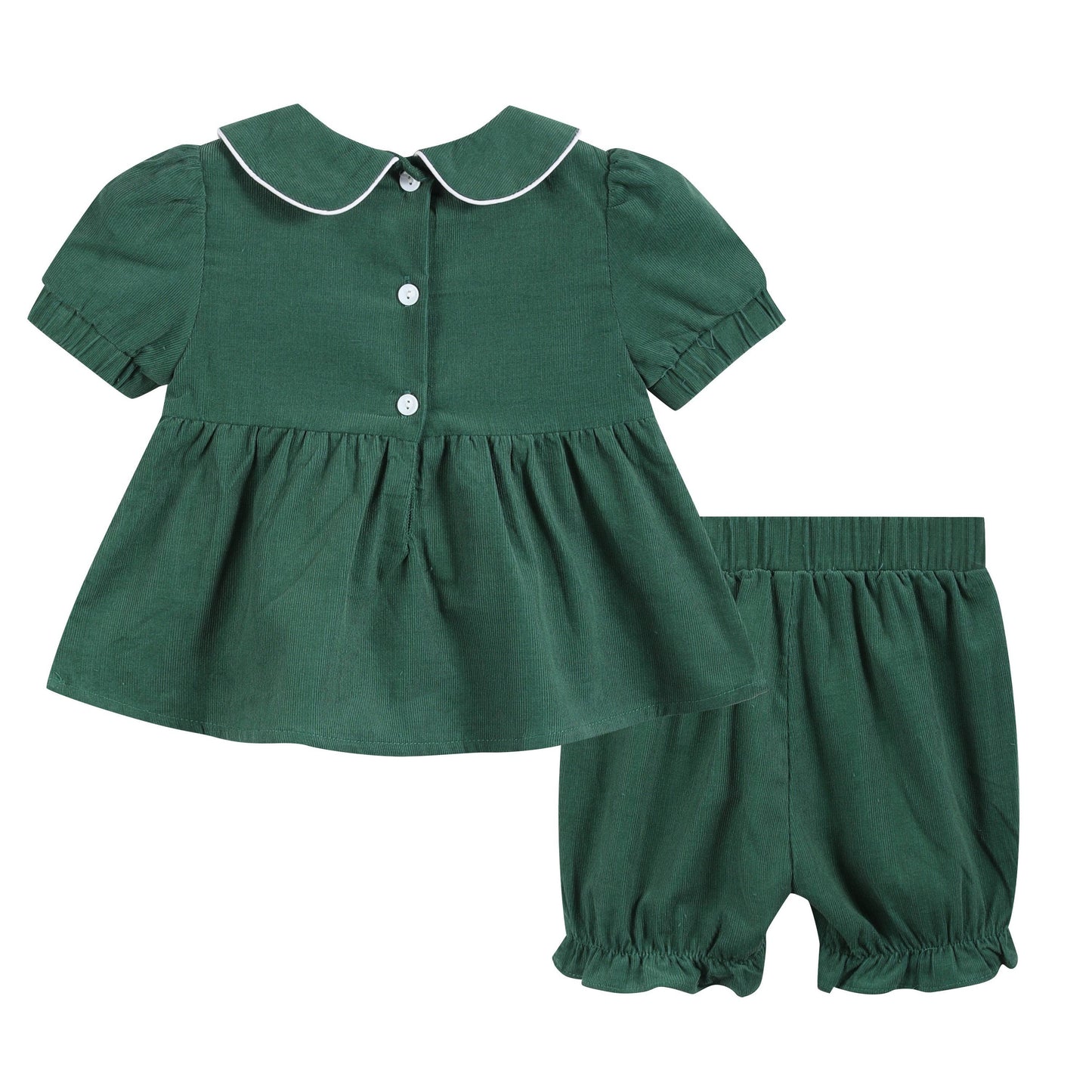 Green Velvet Santa Set