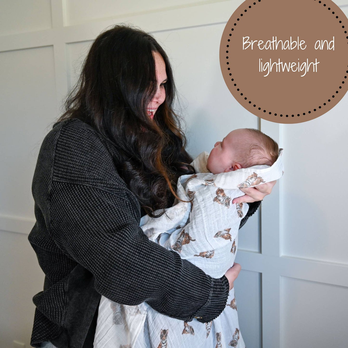 Tiger Cub Swaddle Blanket