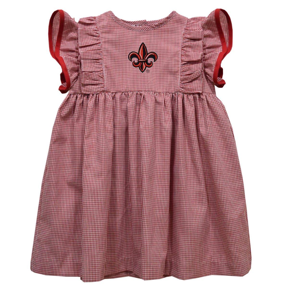 ULL Embroidered Ruffle Dress