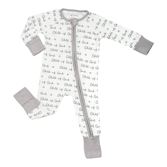 Child Of God Bamboo PJs 2-Way Zip