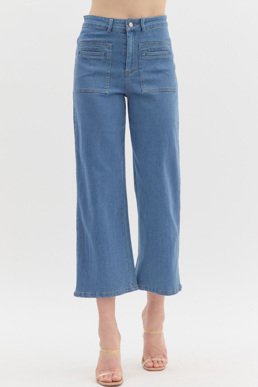 Scalloped size Denim Jeans