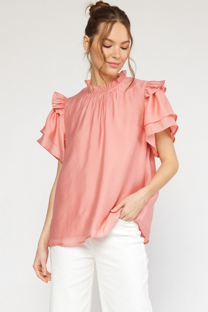 Flutter Sleeve Top